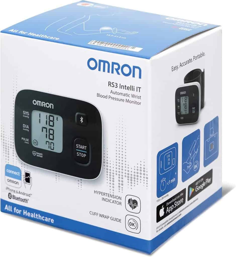 Tensiomètre pour Poignet Omron RS3 Intelli IT Connecté (Bluetooth)