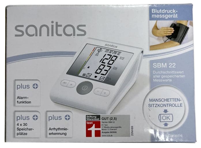 SANITAS SBM 07 Blutdruckmessgerät Weiß Produktbild-Vorschau 9